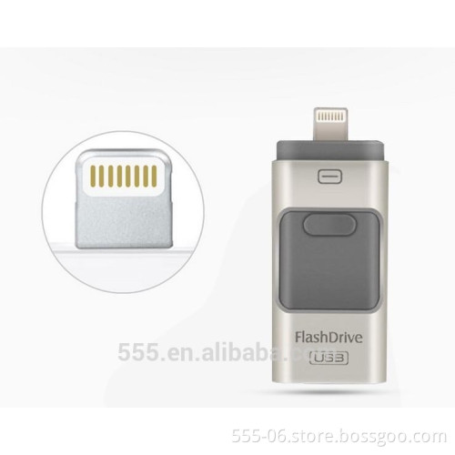 Newest otg usb Flash Drive HD U-Disk Micro USB interface 3 in 1 for Android/iPhone 5/6/5s/6Plus iPad iPod/PC/MAC